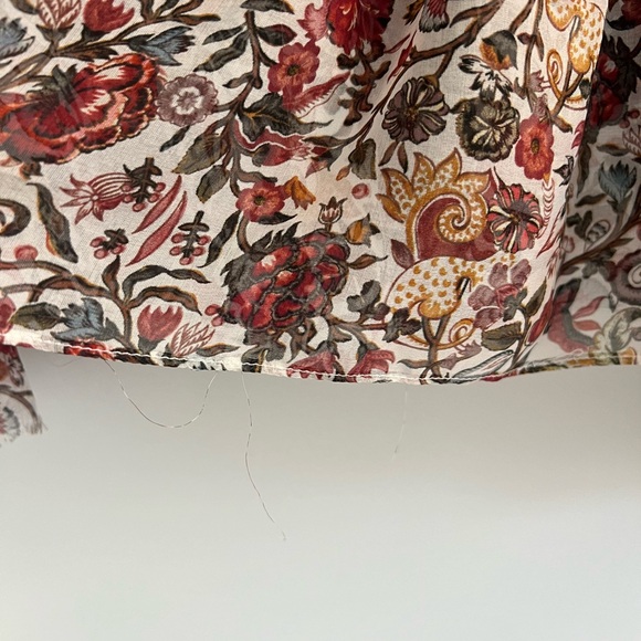 Caroline Constas printed off the shoulder top - Picture 6 of 8